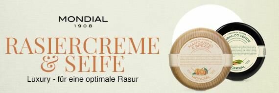 Mondial Luxury/Exclusive Rasiercreme & Seife