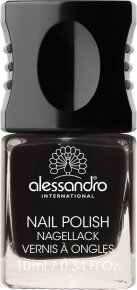 Alessandro Colour Code 4 Nail Polish 77 Midnight Black 10 ml