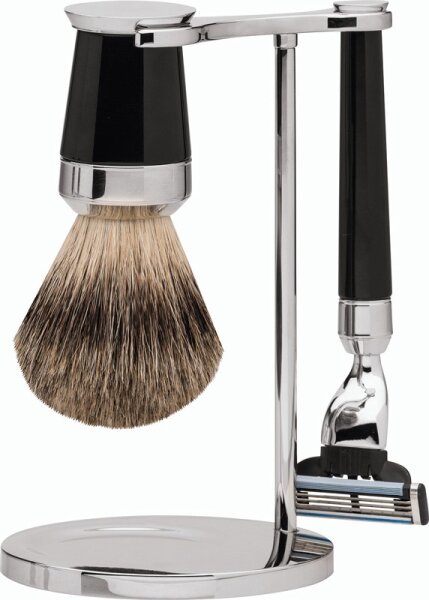 Erbe Shaving Shop Premium Design PARIS Dachshaar & Mach3 Edelharz sch
