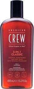American Crew 3 in 1 Shampoo, Conditioner & Body Wash 450 ml