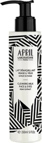 April Paris Lait Démaquillant Visage et Yeux / Make-up remover Milk for Eyes and Face Flacon Pompe / Pump Bottle 150 ml