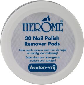 Herôme Caring Nail Polish Remover Pads 30 Stk.