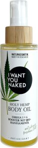 I Want You Naked Holy Hemp Body Oil Bio-Hanfsamenöl & Vitamin E 100 ml
