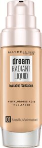 Maybelline Dream Radiant Liquid Make-Up Nr. 01 Natural Ivory Foundation 30ml