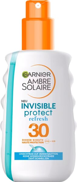 Invisible LSF30 Sonnenschutzspr Refresh Solaire Garnier Ambre Protect