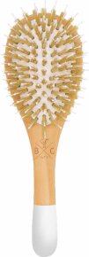 Bachca Wooden Hair Brush - Boar & Nylon Bristles - Small Size