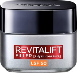L'Oréal Paris Revitalift Filler [+Hyaluronsäure] Intensiv Aufpolsternde Anti-Age Tagescreme LSF 50 50 ml
