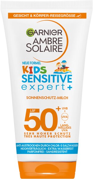 LSF Ambre Sensitive Garnier 50+ Solaire 50 expert+ Kids ml