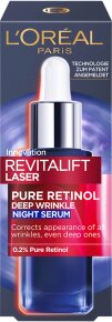 L'Oréal Paris Revitalift Laser Anti-Falten Nacht Serum mit purem Retinol Gesichtsserum 50ml