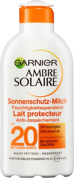 neuestes Design Garnier Ambre Solaire Sonnenschutz-Milch 200 ml