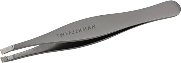 Flat Tweezer Tweezerman - Tip Gunmetal Gerade Pinzette,