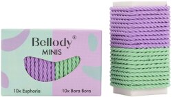 Bellody® Mini Haargummis (20 Stück - Mint & Violet - Mischpaket)