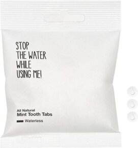 Stop The Water While Using Me! All Natural Waterless Tooth Tabs 90 Stk.