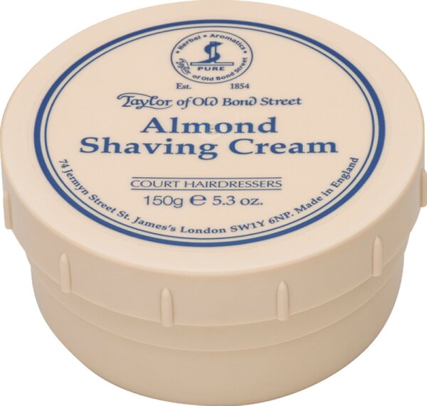 Cream Taylor Shaving of Almond Street Bond Old