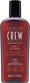 Aktion - American Crew 3 in 1 Shampoo, Conditioner & Body Wash 100 ml