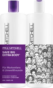 Aktion - Paul Mitchell Save Big Extra-Body Set 1000 ml + 1000 ml