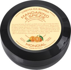 Mondial Luxury Shaving Cream Travel Pack 75 ml Mandarino e Spezie
