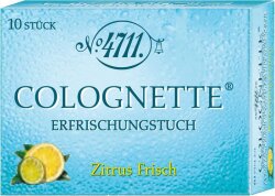 4711 Echt Kölnisch Wasser Colognette Erfrischungstücher 10 Stk.