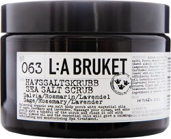 L:A Bruket No. 063 Sea Salt Scrub Sage/Rosemary/Lavender 420 g